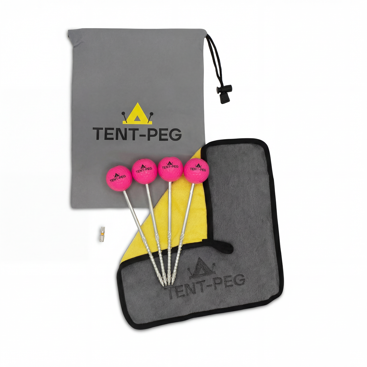 TENT-PEG Schraubheringe für Akkuschrauber – Pink
