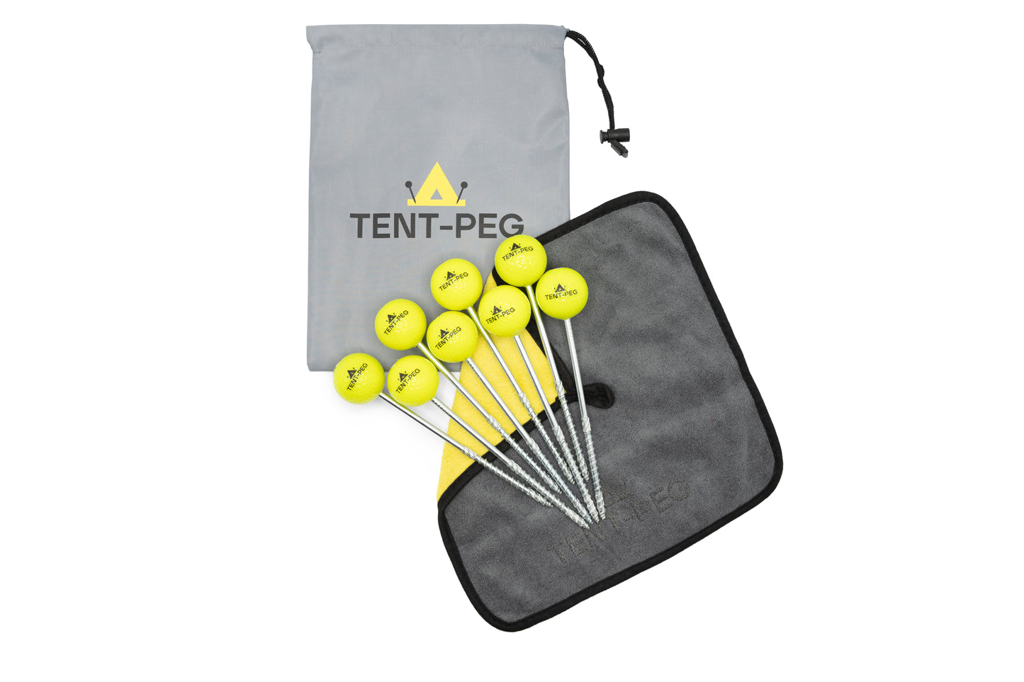 TENT-PEG Schraubheringe Gelb