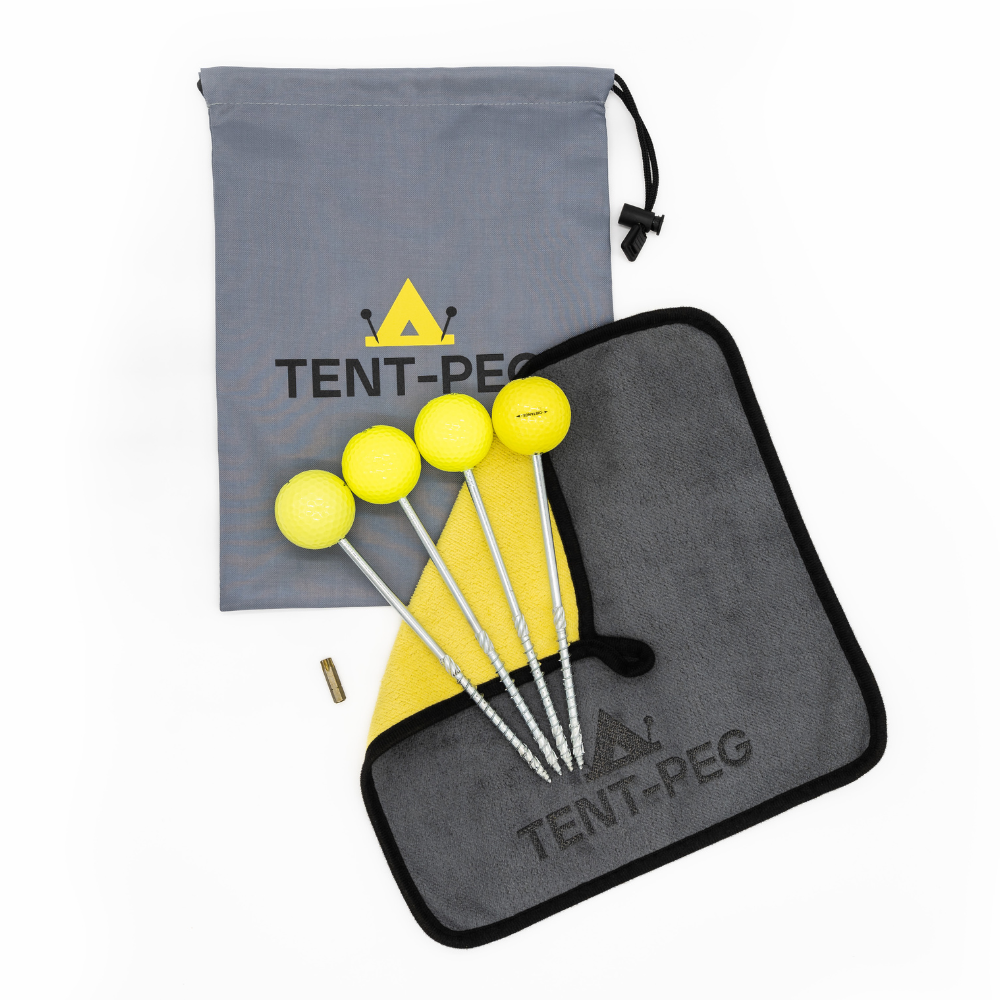 TENT-PEG Schraubheringe Gelb