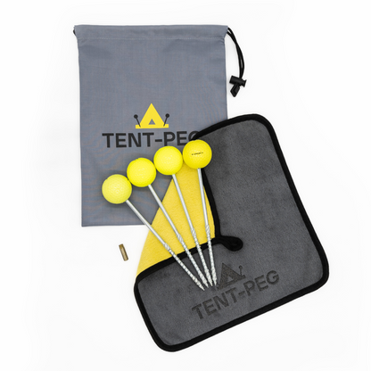 TENT-PEG Schraubheringe Gelb