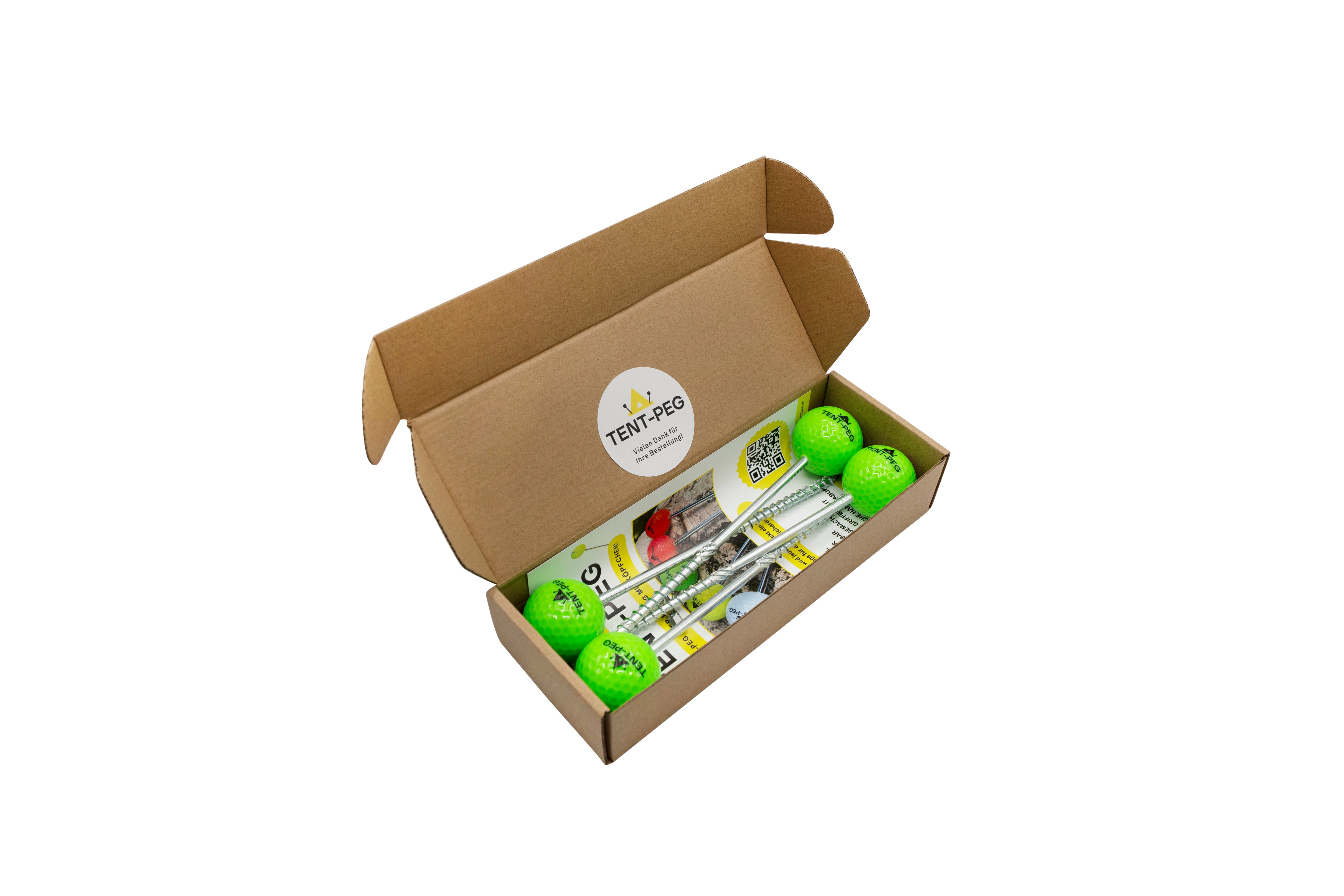 TENT-PEG Schraubheringe Grün