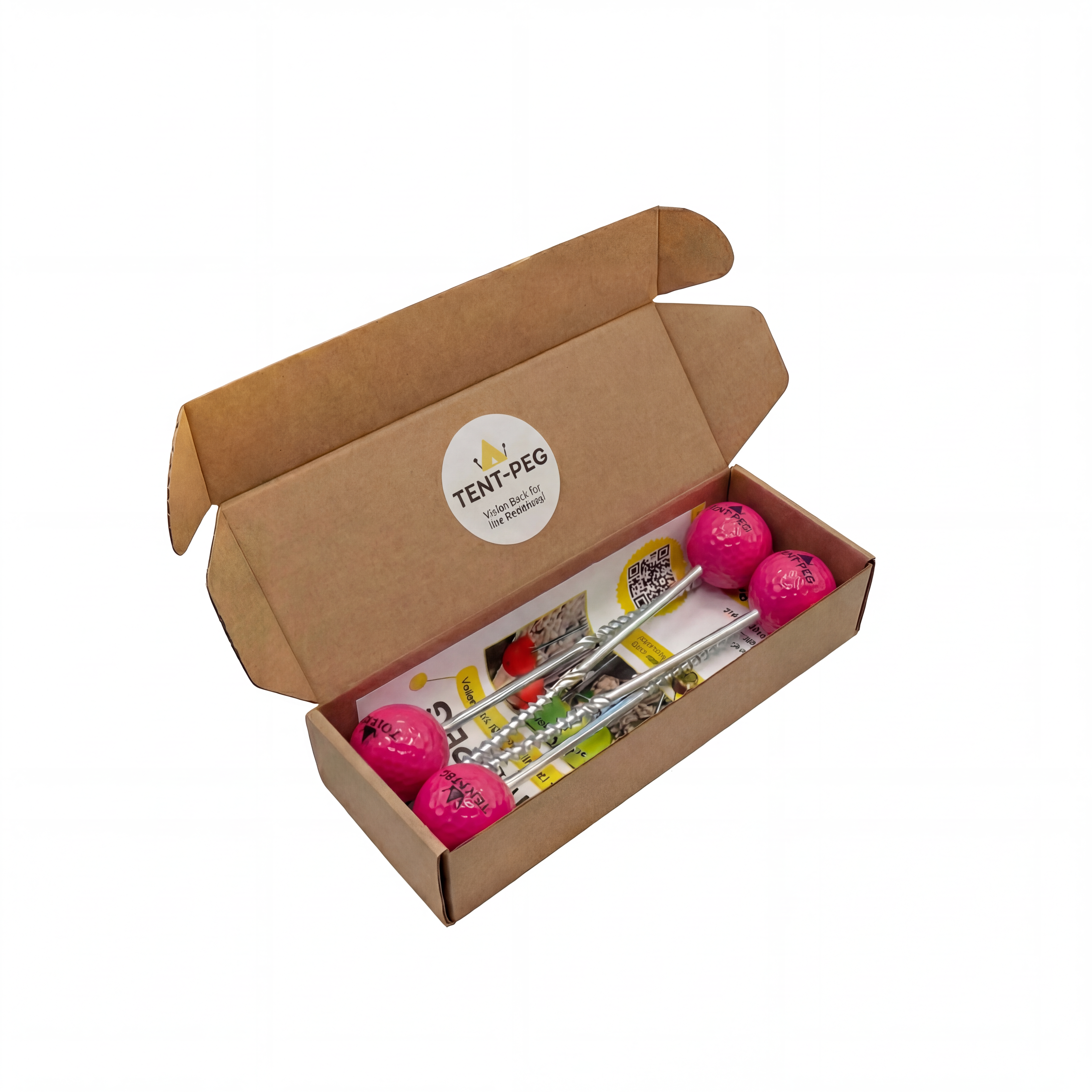 TENT-PEG Schraubheringe Pink