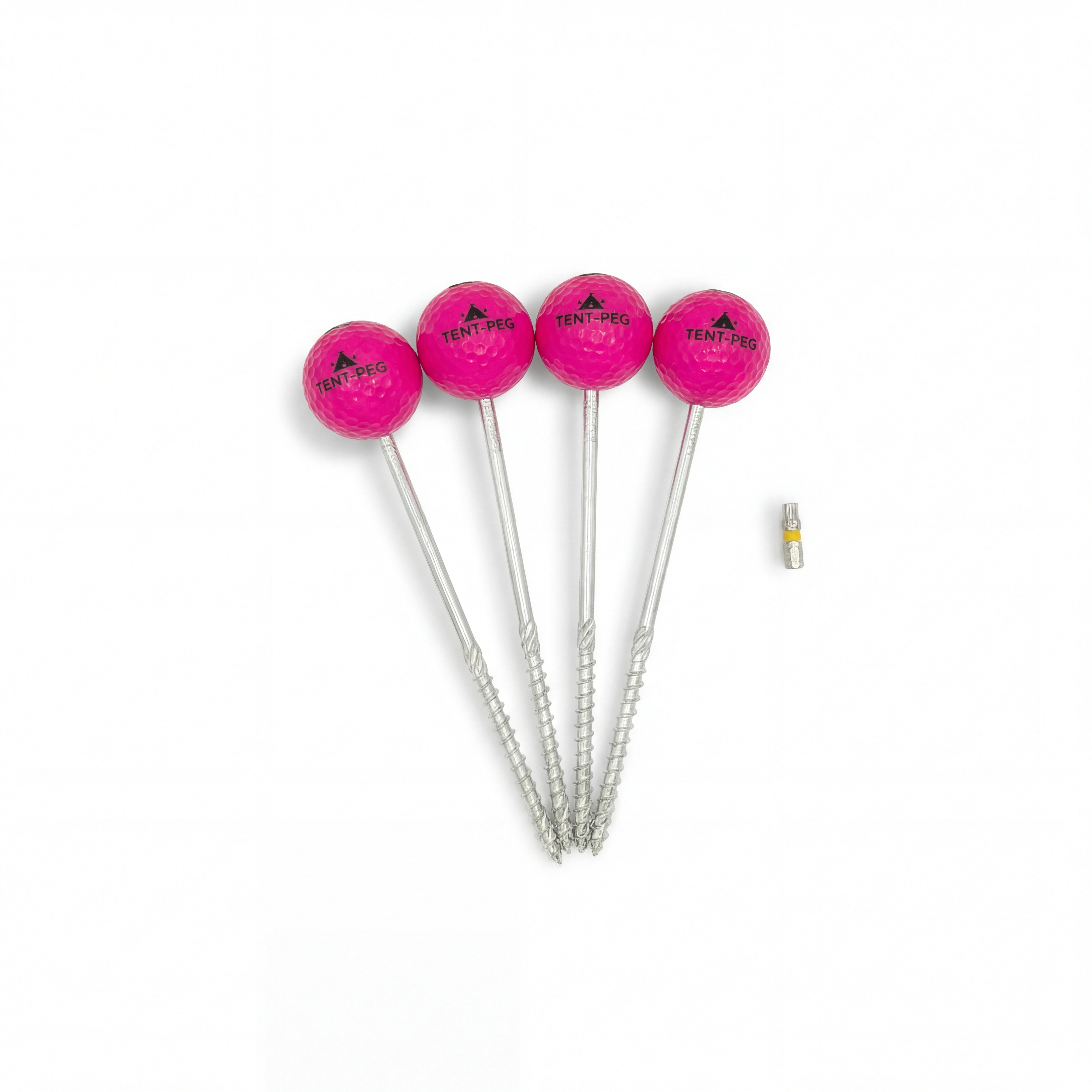 TENT-PEG Schraubheringe Pink