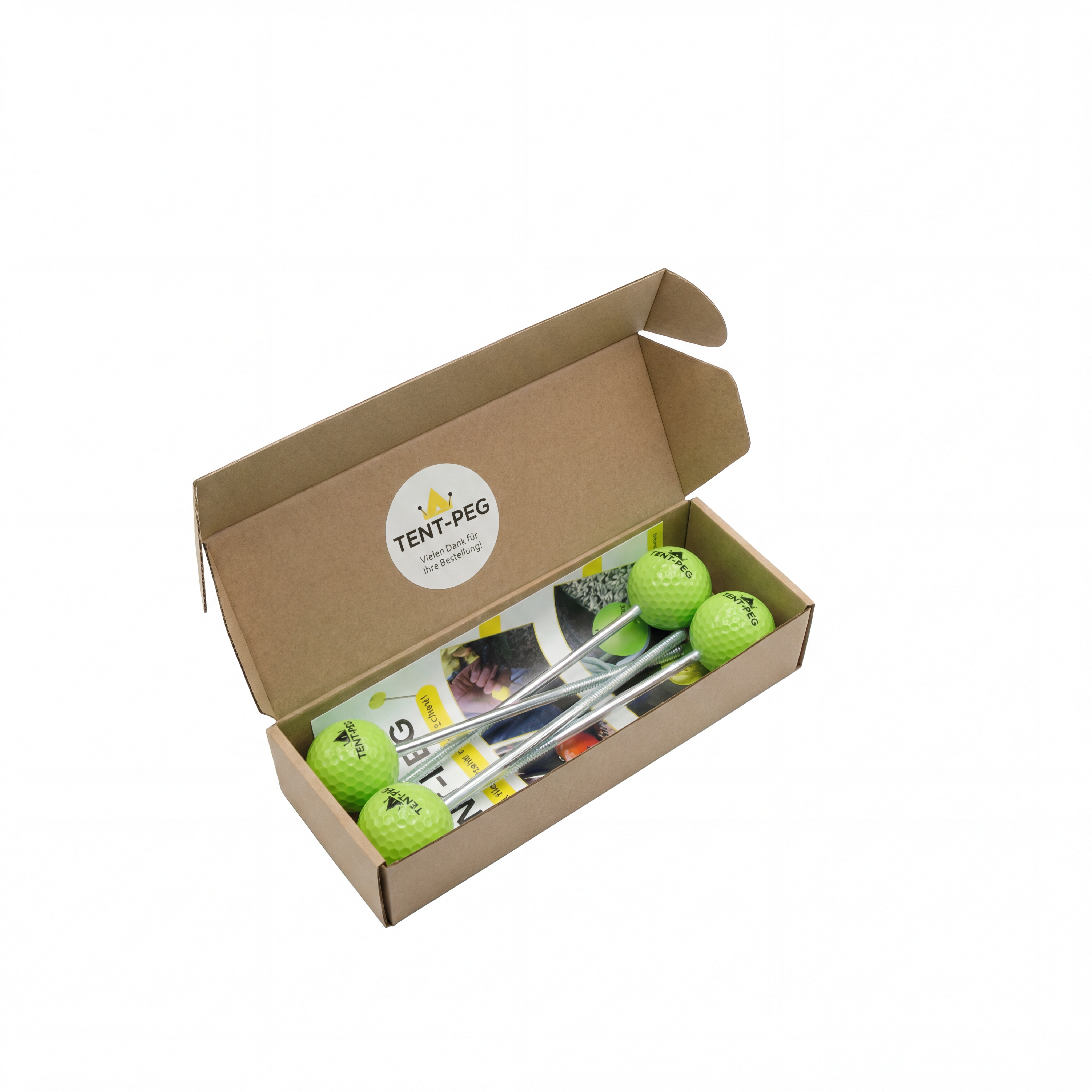 TENT-PEG Heringe Lemongreen