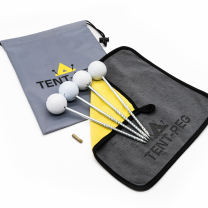 TENT-PEG Schraubheringe Weiß