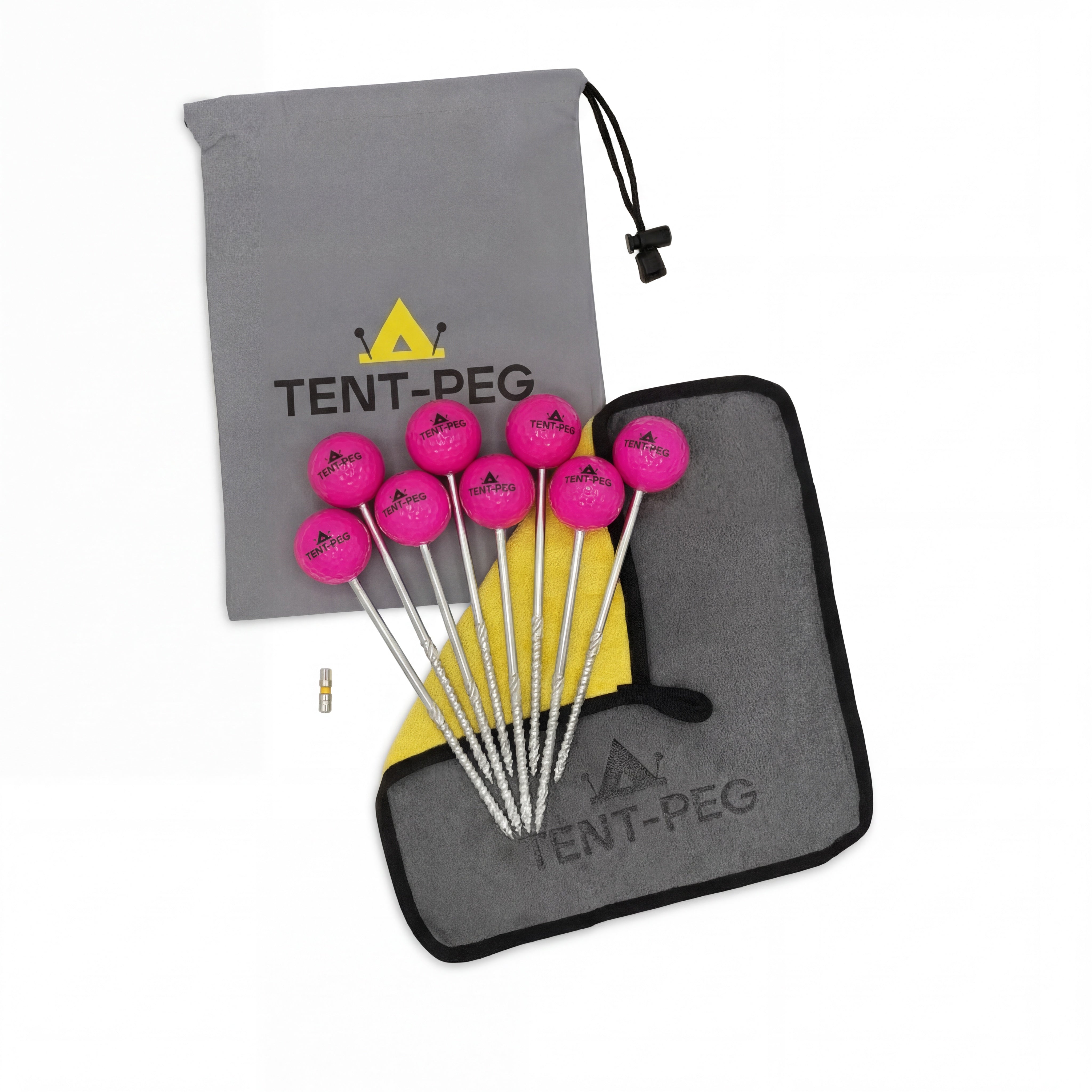 TENT-PEG Schraubheringe Pink