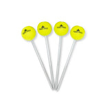 TENT-PEG Nagelheringe Gelb im 4er-Set