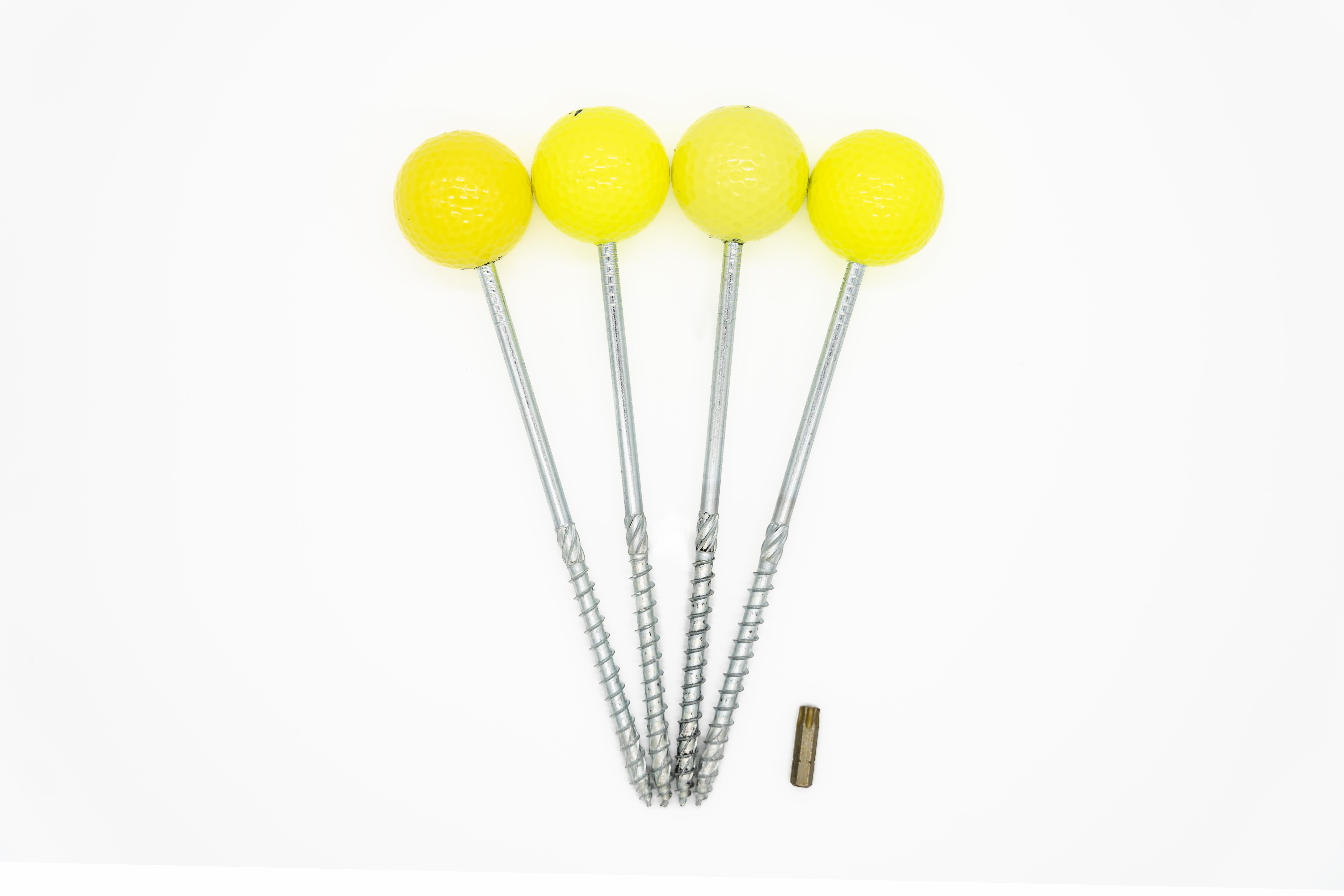 TENT-PEG Schraubheringe Gelb