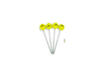 TENT-PEG Schraubheringe Gelb im 4er-Set mit T40-Bit