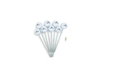 TENT-PEG Schraubheringe Weiß im 8er-Set mit T40-Bit