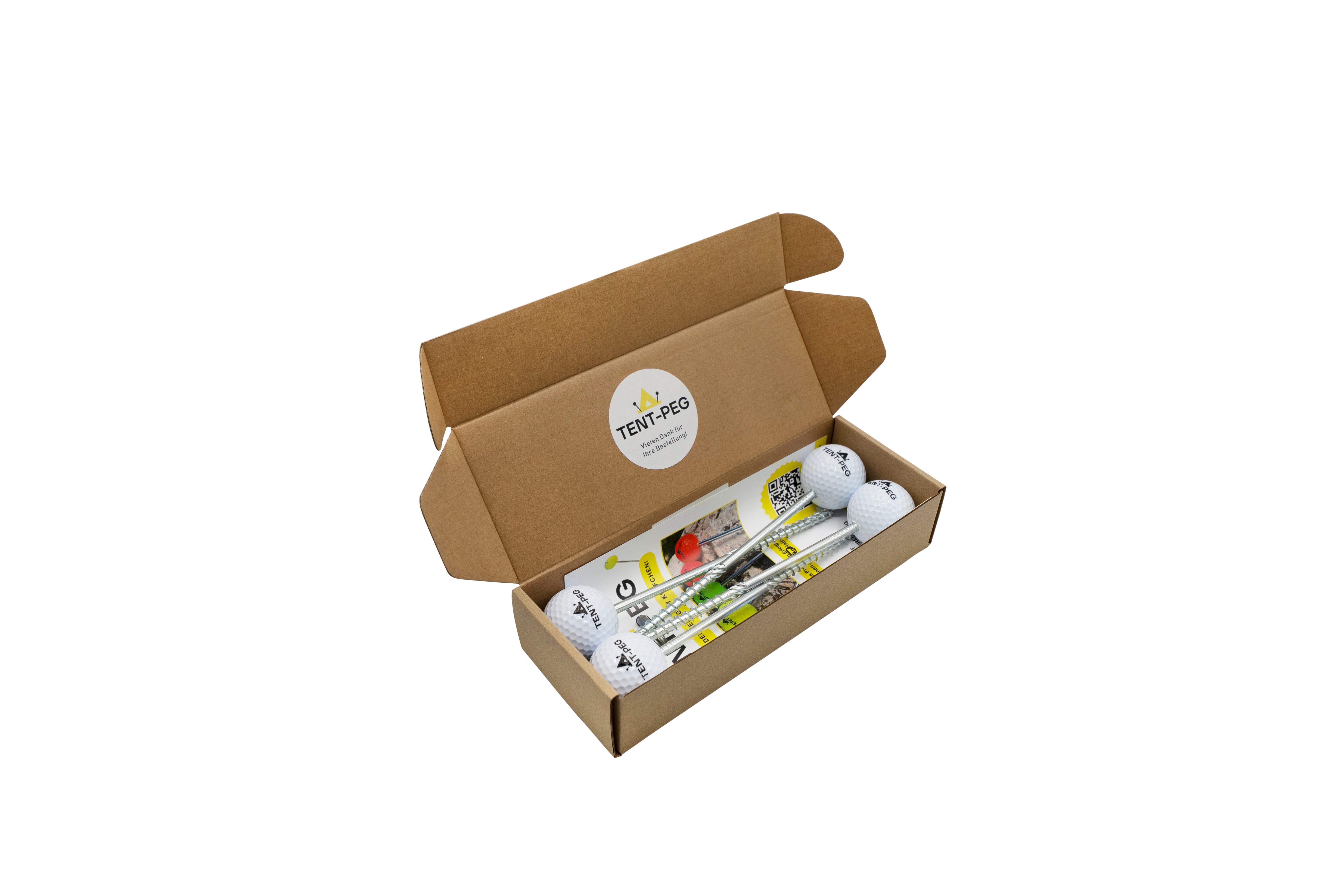 TENT-PEG Schraubheringe Weiß