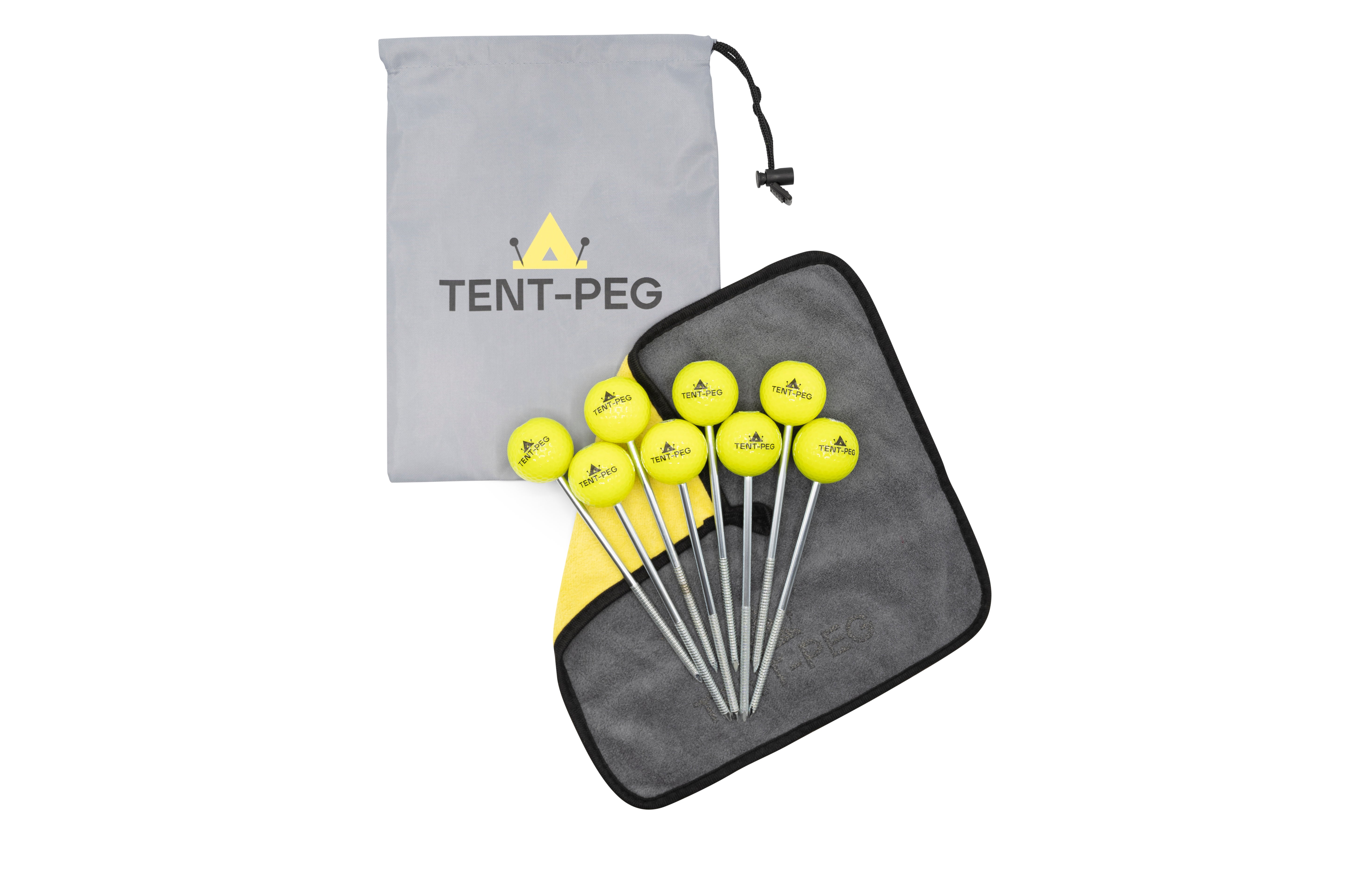 TENT-PEG Heringe Gelb 8er-Set