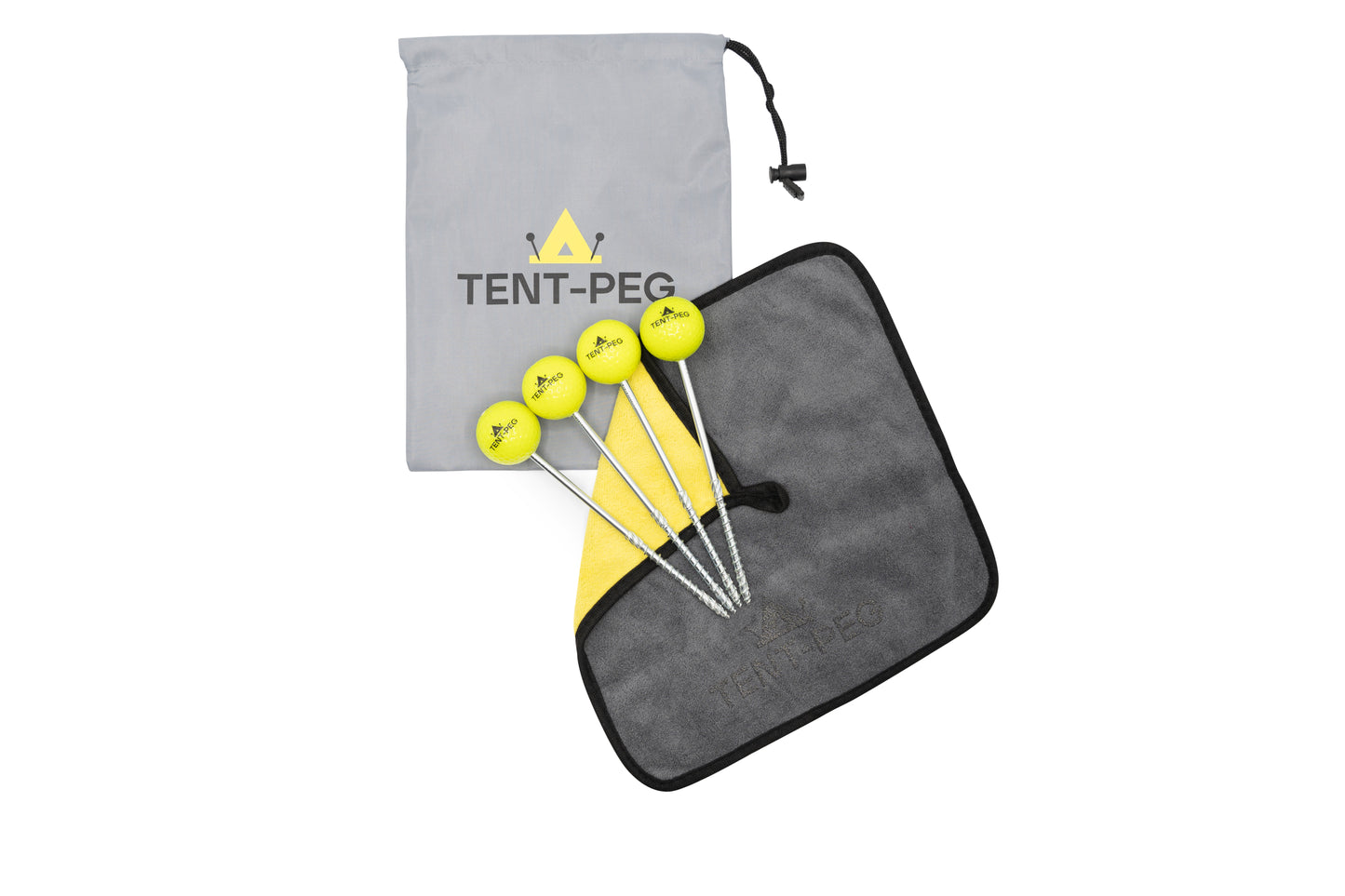 TENT-PEG Schraubheringe Gelb