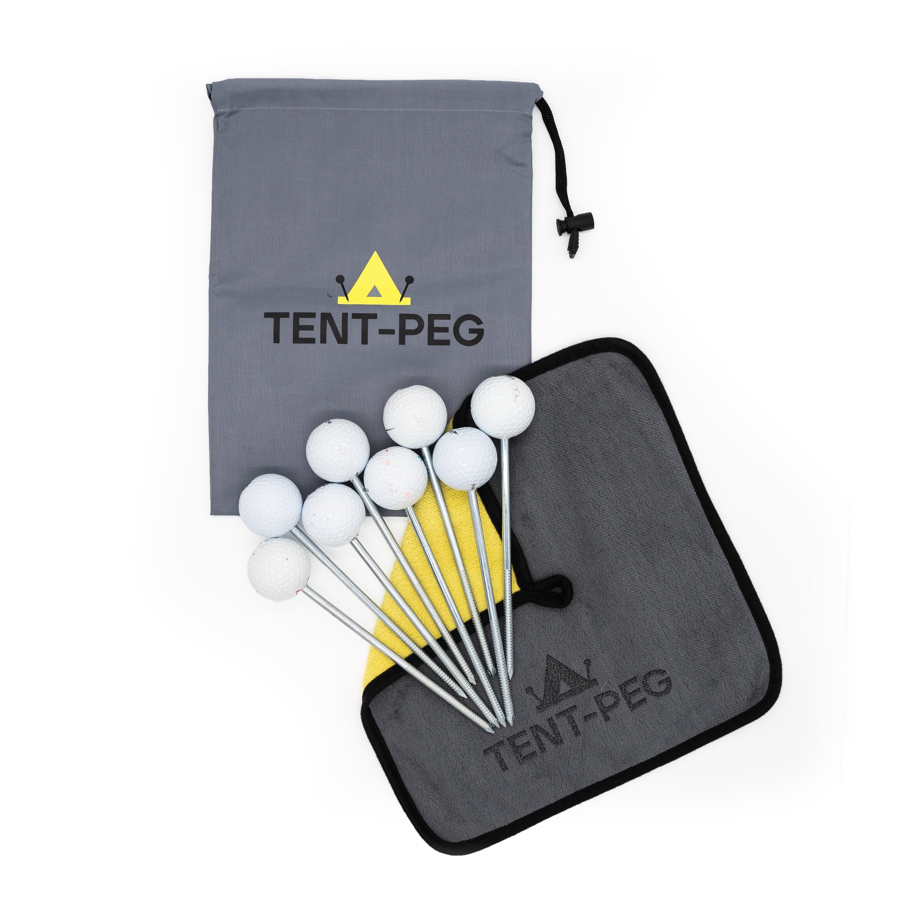 TENT-PEG Heringe Weiß 8er-Set